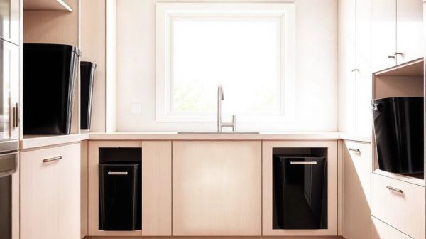 Découvrez 5 poubelles encastrables tendance pour votre intérieur