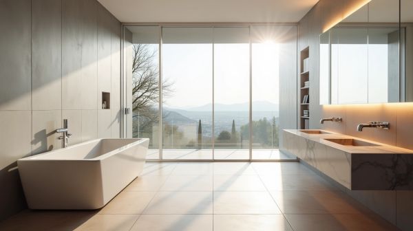 Salle de bain haut de gamme Strasbourg : aménagement sur mesure pour un espace bien-être