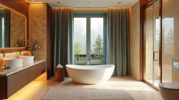 Salle de bain haut de gamme Strasbourg : aménagement sur mesure pour un espace bien-être